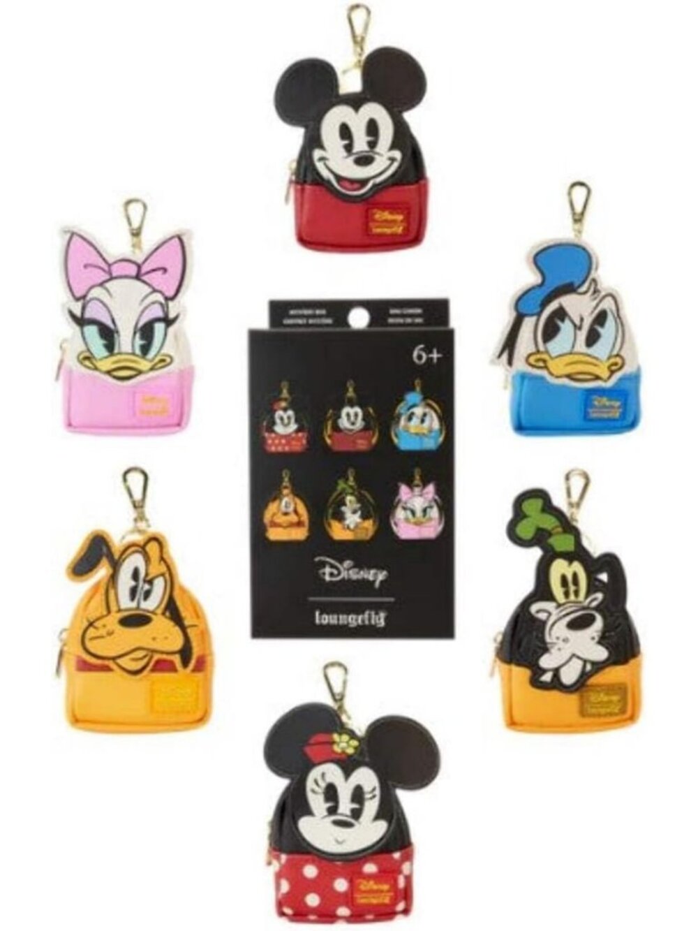 Mickey & Friends Mystery Bag Keychain Charm - Fun Collectible Accessory